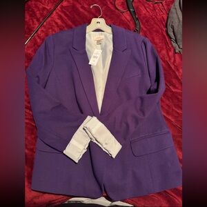LOFT Deep Purple Jacket Brand new tag